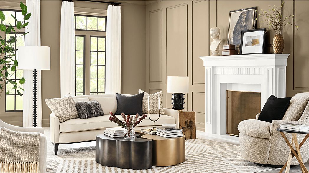 Universal Khaki is a win-win for people picking a new color for their rooms because it’s a warm, adaptable shade that still works alongside cool tones.